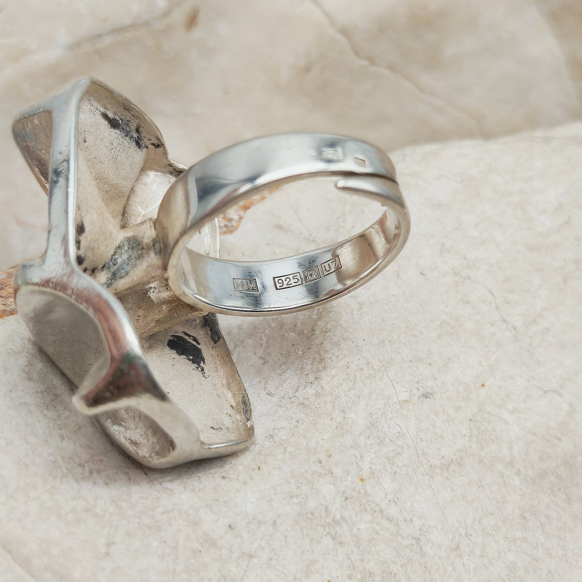 Dancer Sterling Silver Ring by Matti J. Hyvärinen 1973