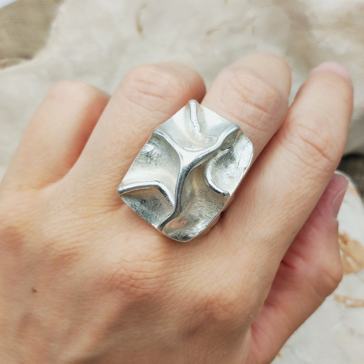 Dancer Sterling Silver Ring by Matti J. Hyvärinen 1973