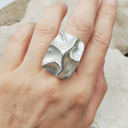 Dancer Sterling Silver Ring by Matti J. Hyvärinen 1973
