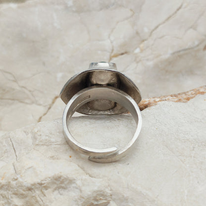Kinetic Modernist Silver Ring by Matti J. Hyvärinen 1973