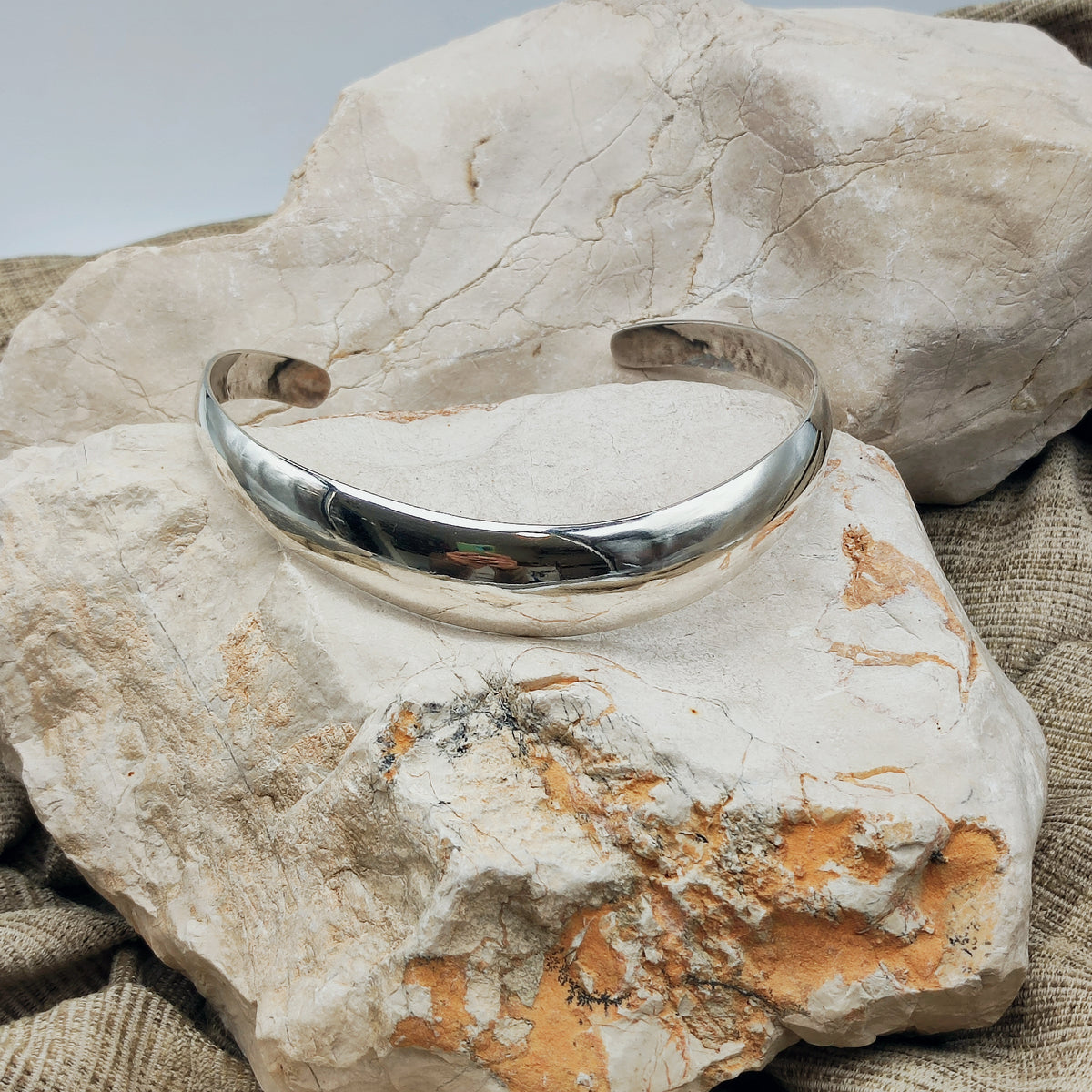 Sterling Silver Torque Necklace by Erik Dennung for Buch + Deichmann