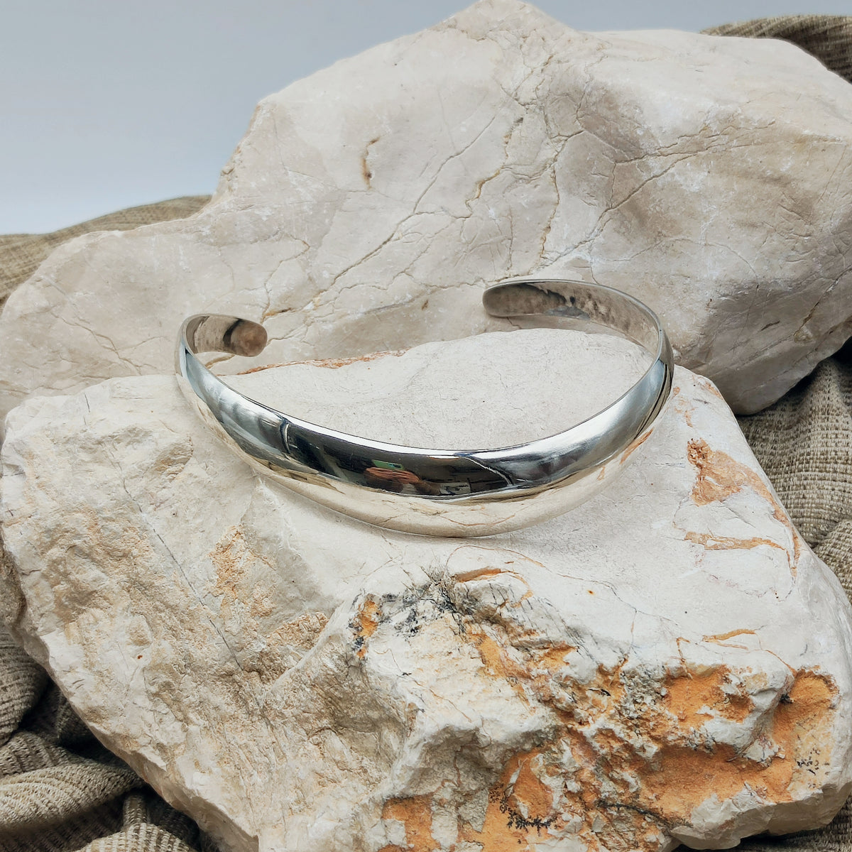 Sterling Silver Torque Necklace by Erik Dennung for Buch + Deichmann