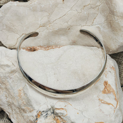 Sterling Silver Torque Necklace by Erik Dennung for Buch + Deichmann