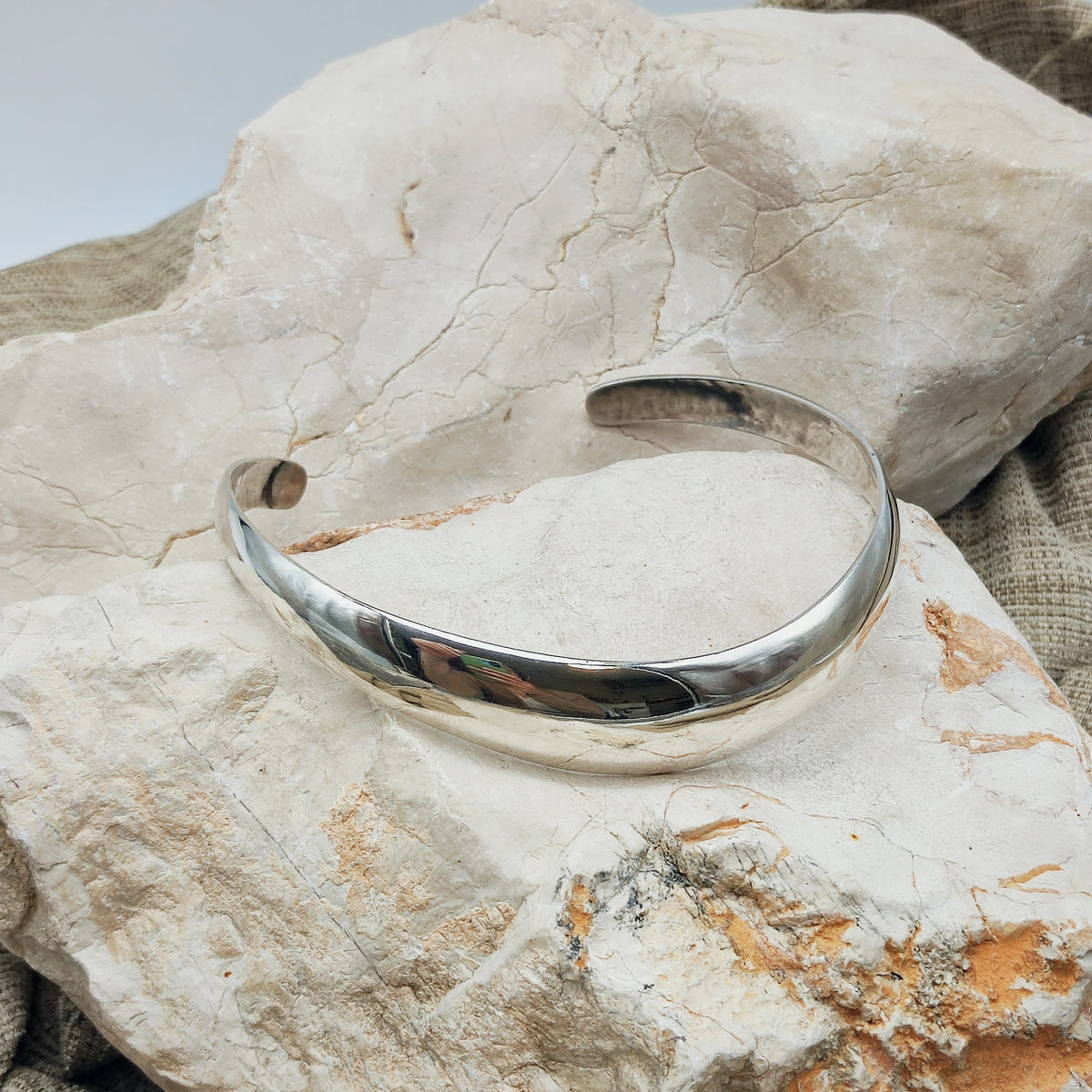 Sterling Silver Torque Necklace by Erik Dennung for Buch + Deichmann