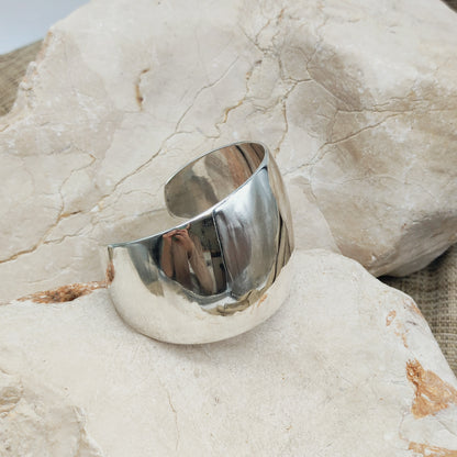 Danish Modernist Sterling Silver Cuff by Erik Dennung for Buch + Deichmann