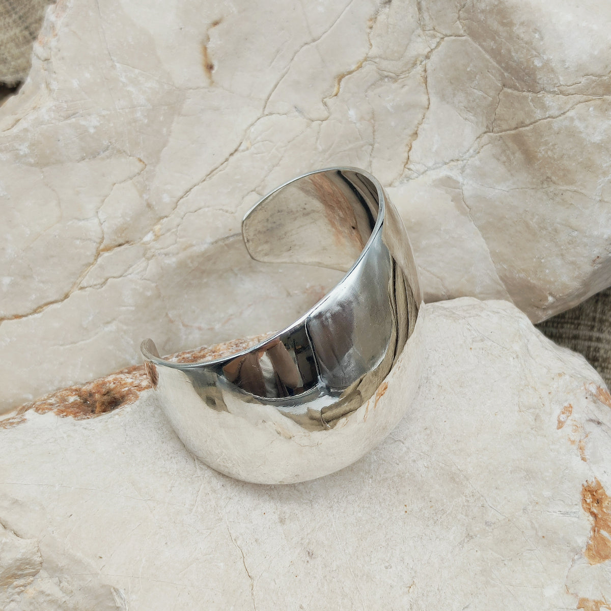 Danish Modernist Sterling Silver Cuff by Erik Dennung for Buch + Deichmann