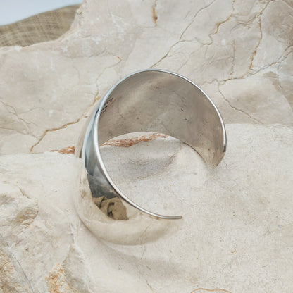 Danish Modernist Sterling Silver Cuff by Erik Dennung for Buch + Deichmann