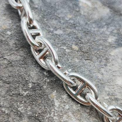 Vintage Hermès Chaîne d’Ancre Moyen Modèle Sterling Silver Necklace