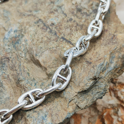 Vintage Hermès Chaîne d’Ancre Moyen Modèle Sterling Silver Necklace
