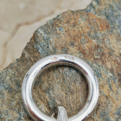 Vintage Hermès Chaîne d’Ancre Moyen Modèle Sterling Silver Necklace