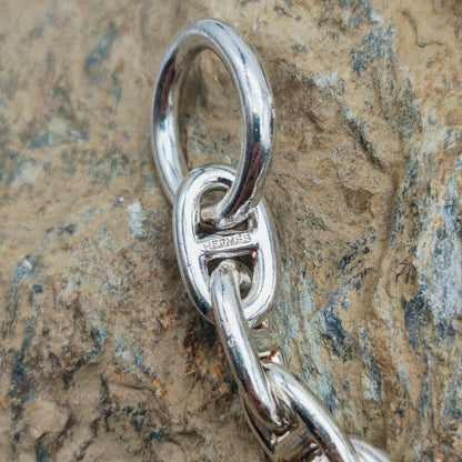 Vintage Hermès Chaîne d’Ancre Moyen Modèle Sterling Silver Necklace