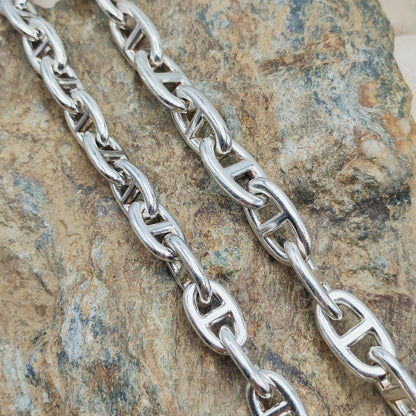 Vintage Hermès Chaîne d’Ancre Moyen Modèle Sterling Silver Necklace
