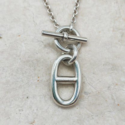 Hermès Chaîne d’Ancre Sterling Silver Pendant Necklace
