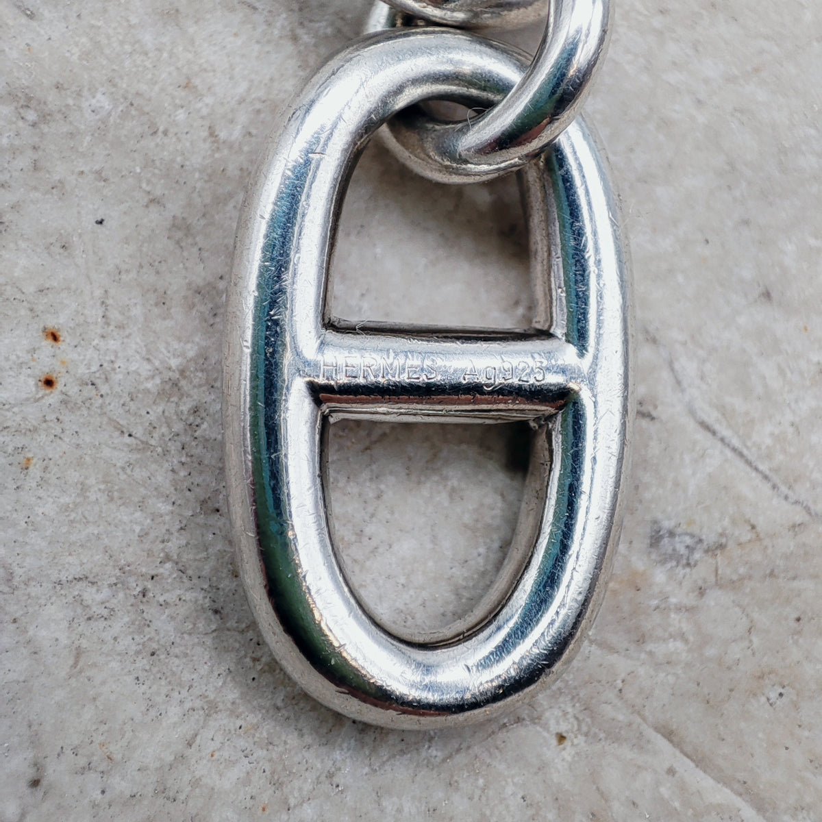 Hermès Chaîne d’Ancre Sterling Silver Pendant Necklace