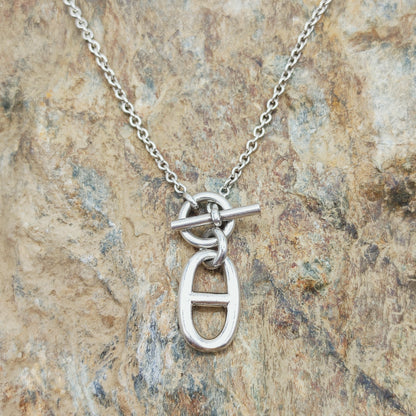 Hermès Chaîne d’Ancre Sterling Silver Pendant Necklace