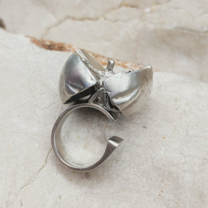 Vintage Ikaros Sterling Silver Ring by Björn Weckström for Lapponia 1975