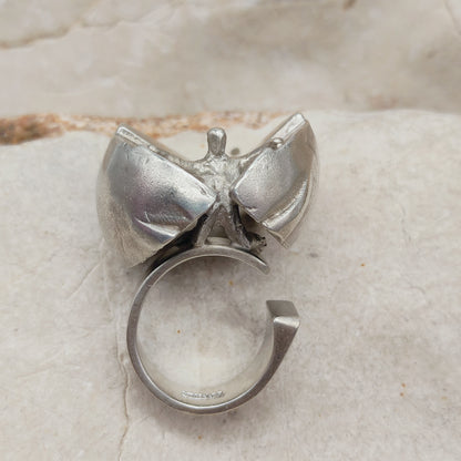 Vintage Ikaros Sterling Silver Ring by Björn Weckström for Lapponia 1975