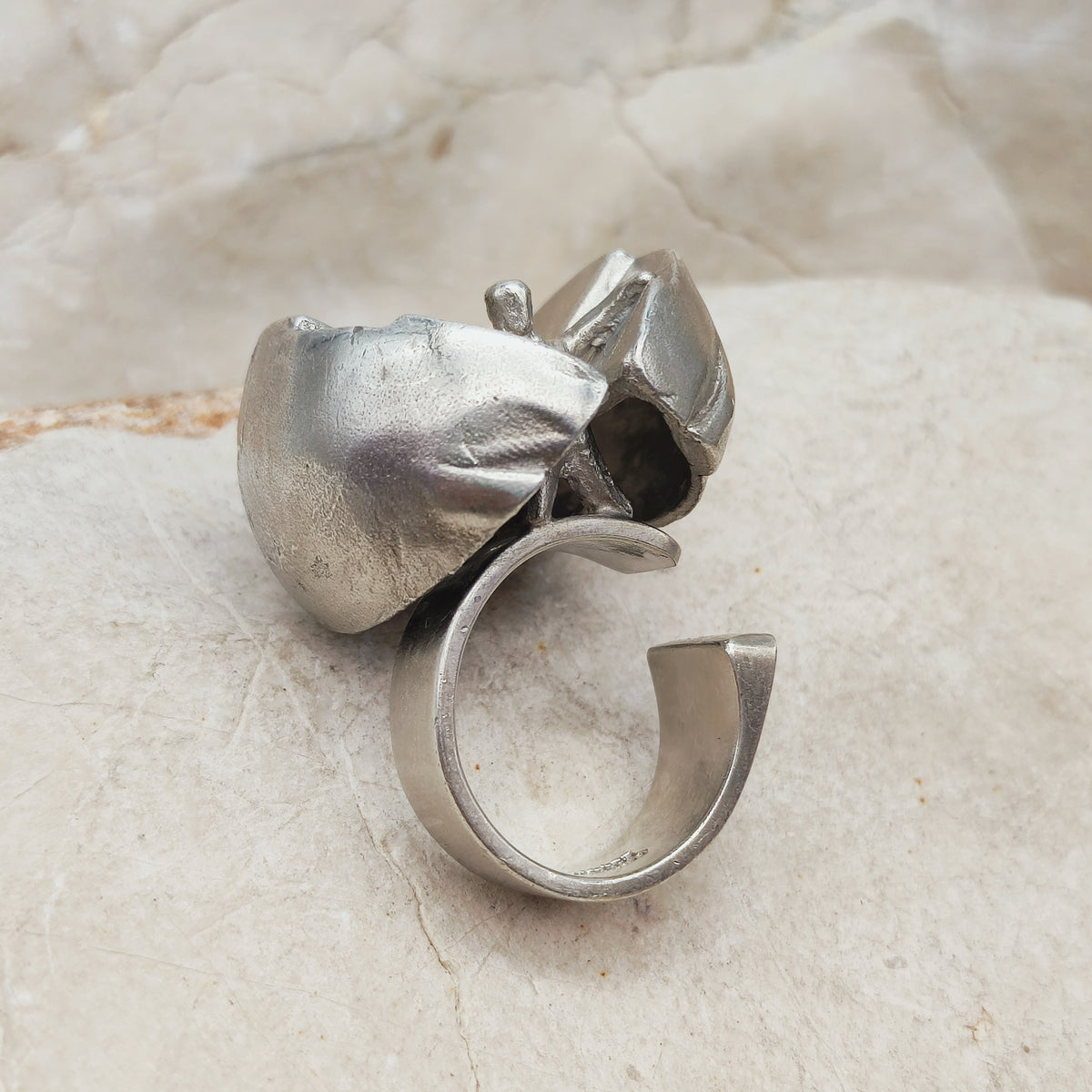 Vintage Ikaros Sterling Silver Ring by Björn Weckström for Lapponia 1975