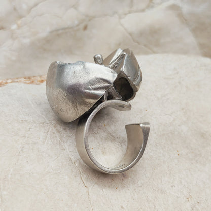 Vintage Ikaros Sterling Silver Ring by Björn Weckström for Lapponia 1975
