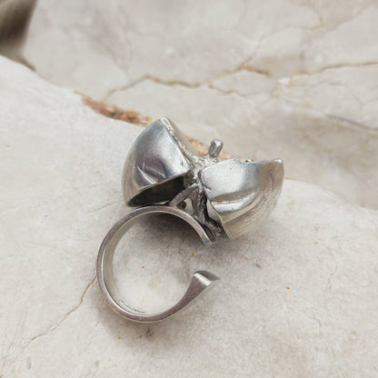 Vintage Ikaros Sterling Silver Ring by Björn Weckström for Lapponia 1975