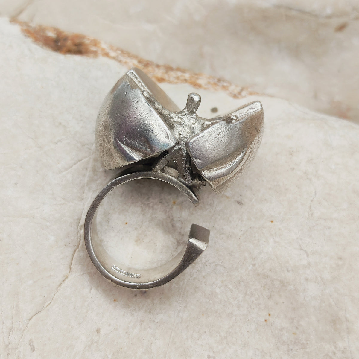 Vintage Ikaros Sterling Silver Ring by Björn Weckström for Lapponia 1975