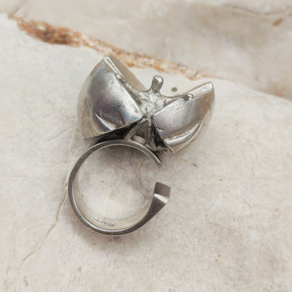 Vintage Ikaros Sterling Silver Ring by Björn Weckström for Lapponia 1975