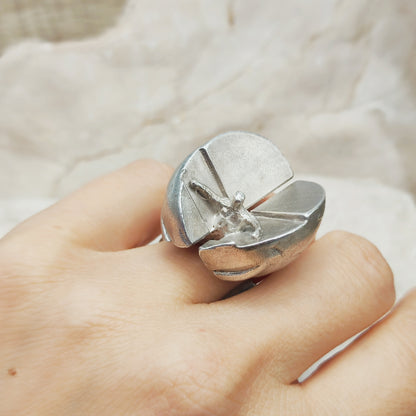 Vintage Ikaros Sterling Silver Ring by Björn Weckström for Lapponia 1975
