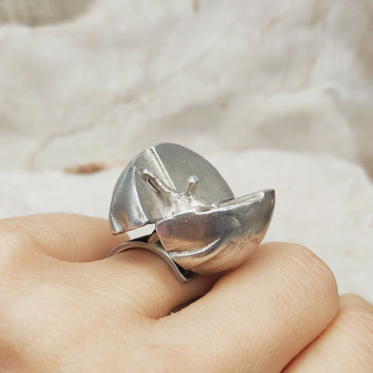 Vintage Ikaros Sterling Silver Ring by Björn Weckström for Lapponia 1975