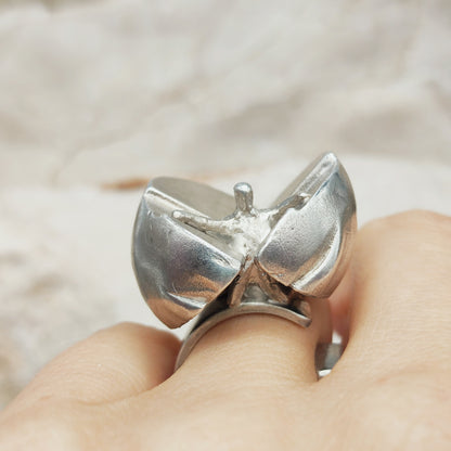 Vintage Ikaros Sterling Silver Ring by Björn Weckström for Lapponia 1975
