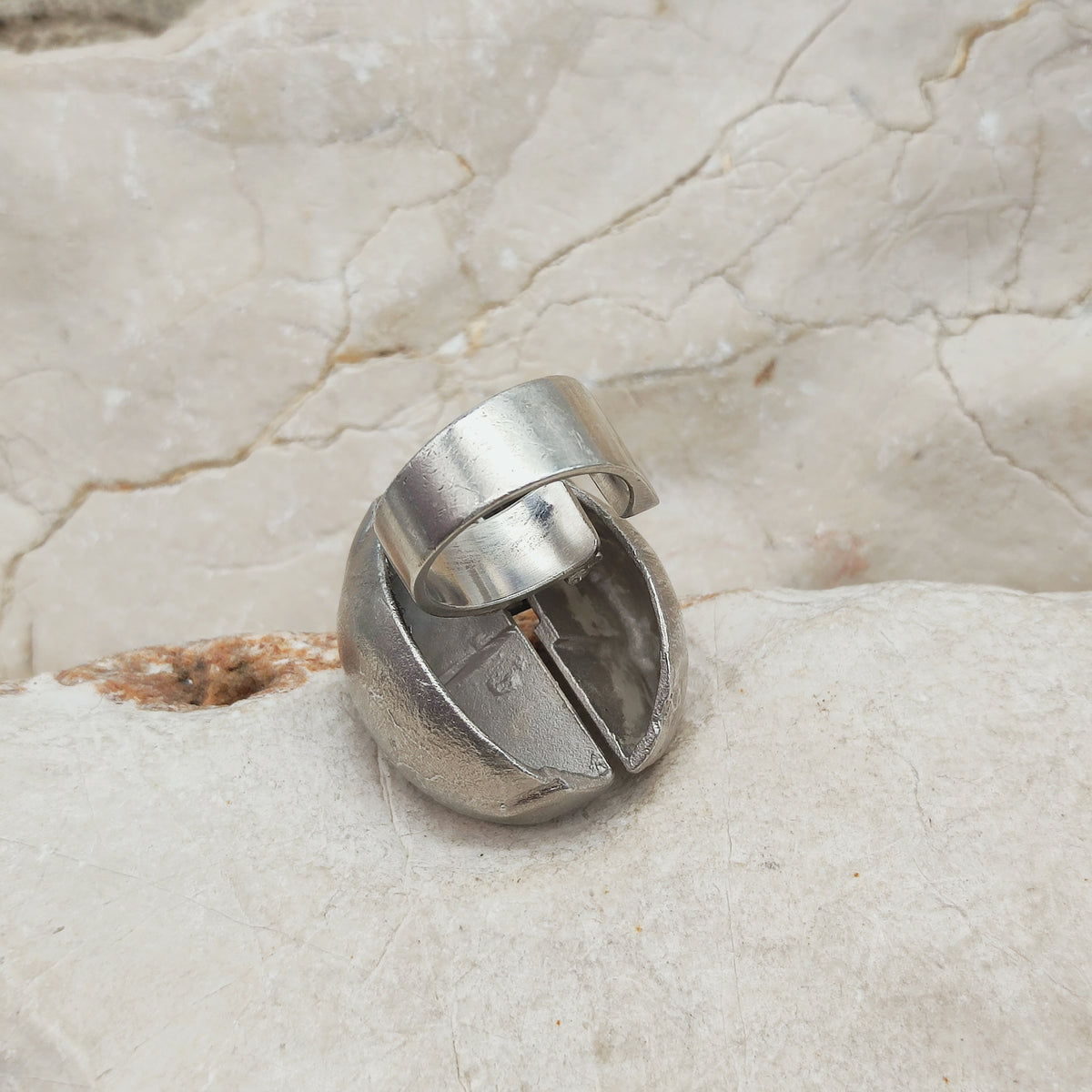 Vintage Ikaros Sterling Silver Ring by Björn Weckström for Lapponia 1975