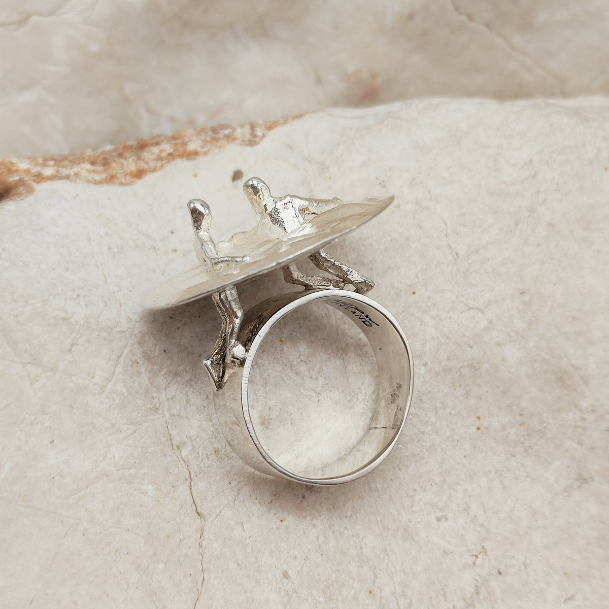 Galactic Dance Silver Ring by Björn Weckström for Lapponia 1971