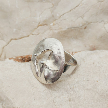 Galactic Dance Silver Ring by Björn Weckström for Lapponia 1971