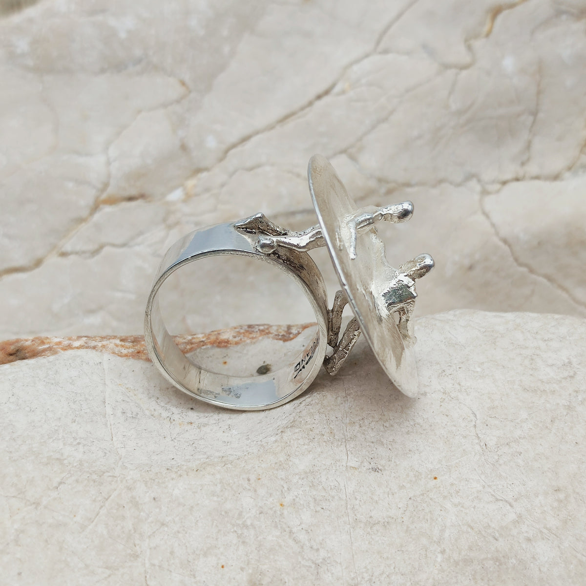Galactic Dance Silver Ring by Björn Weckström for Lapponia 1971