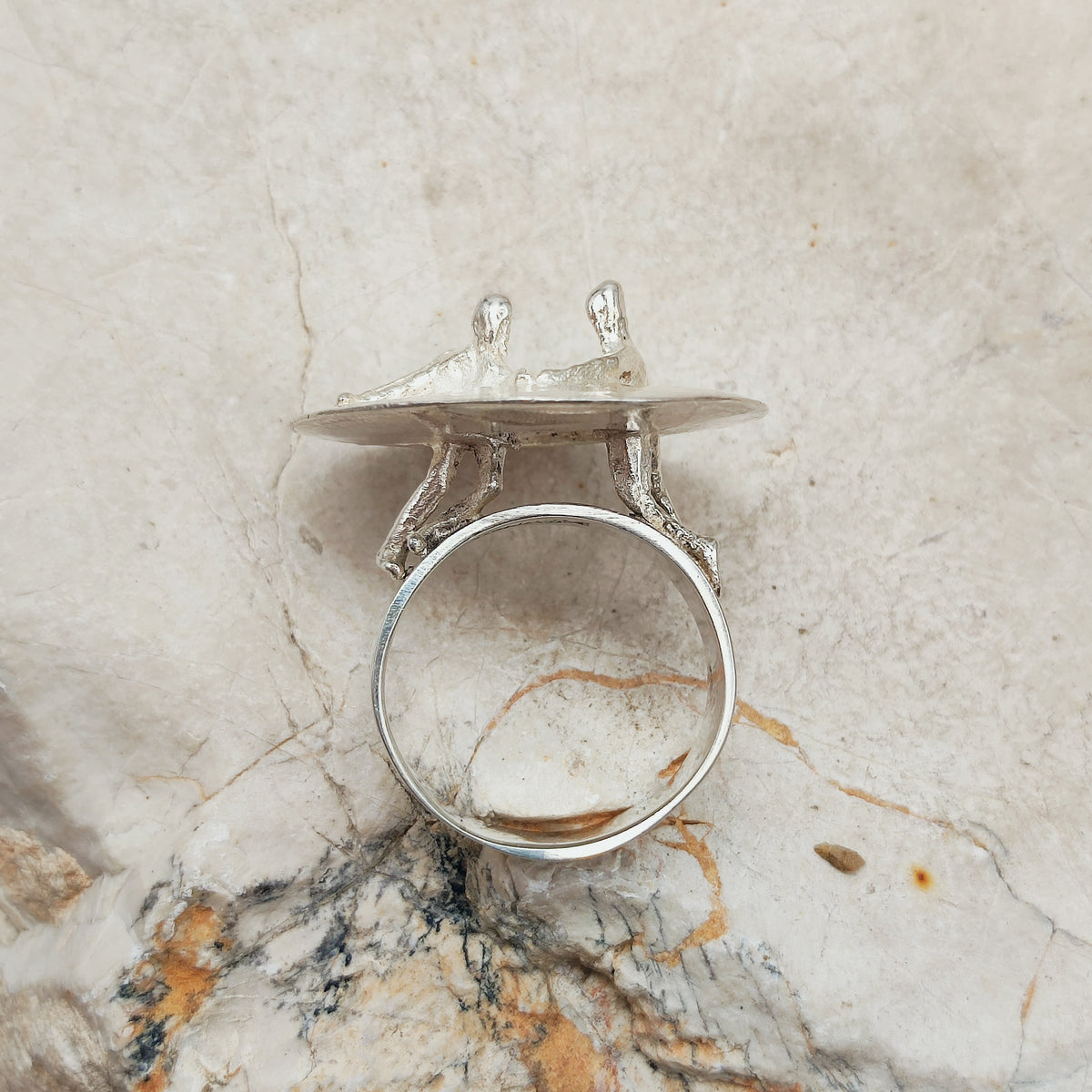 Galactic Dance Silver Ring by Björn Weckström for Lapponia 1971