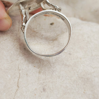 Galactic Dance Silver Ring by Björn Weckström for Lapponia 1971