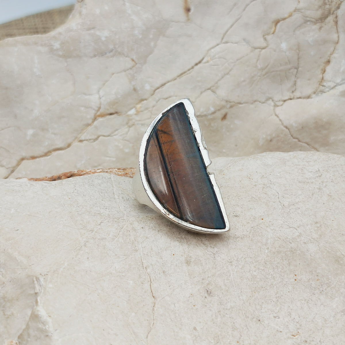 Vintage Honka Silver Ring by Zoltan Popovits for Lapponia