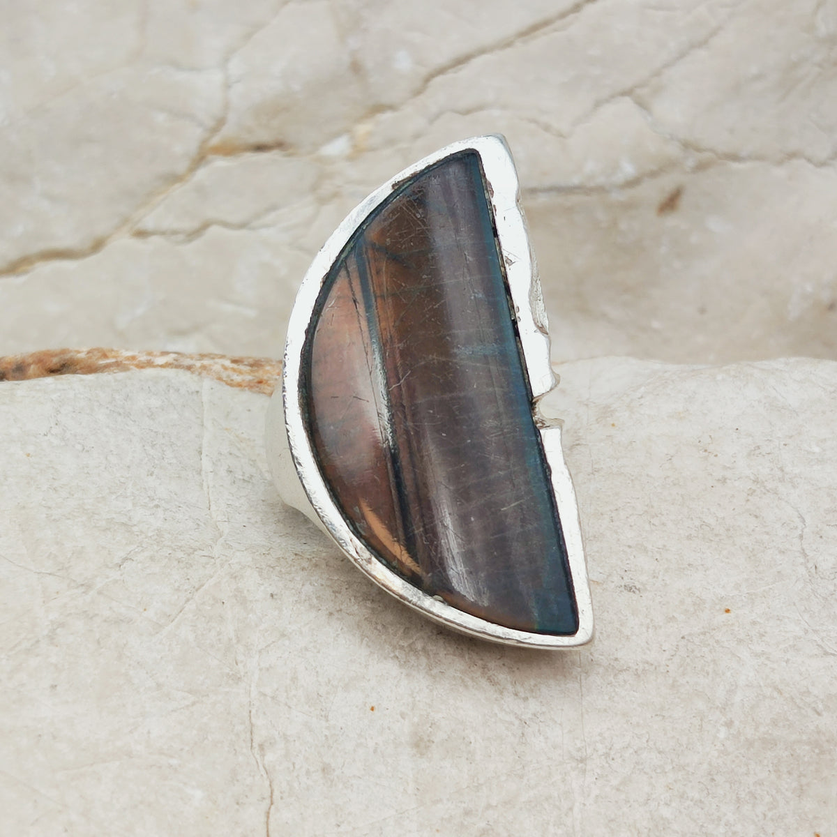 Vintage Honka Silver Ring by Zoltan Popovits for Lapponia