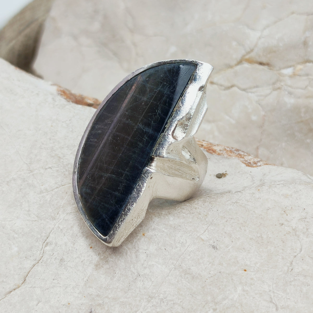 Vintage Honka Silver Ring by Zoltan Popovits for Lapponia