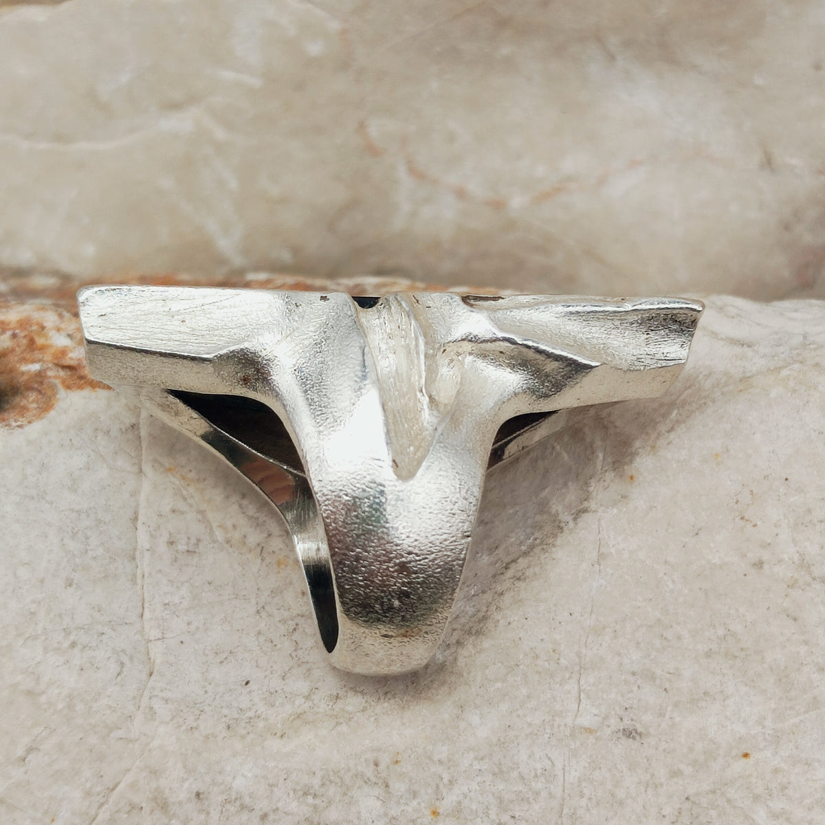 Vintage Honka Silver Ring by Zoltan Popovits for Lapponia