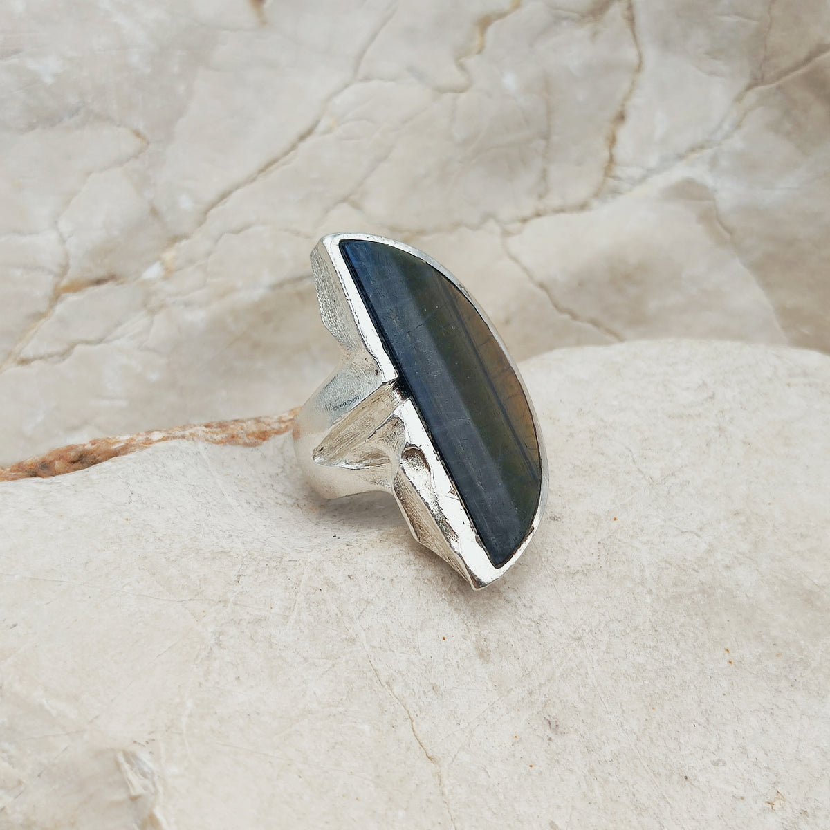 Vintage Honka Silver Ring by Zoltan Popovits for Lapponia