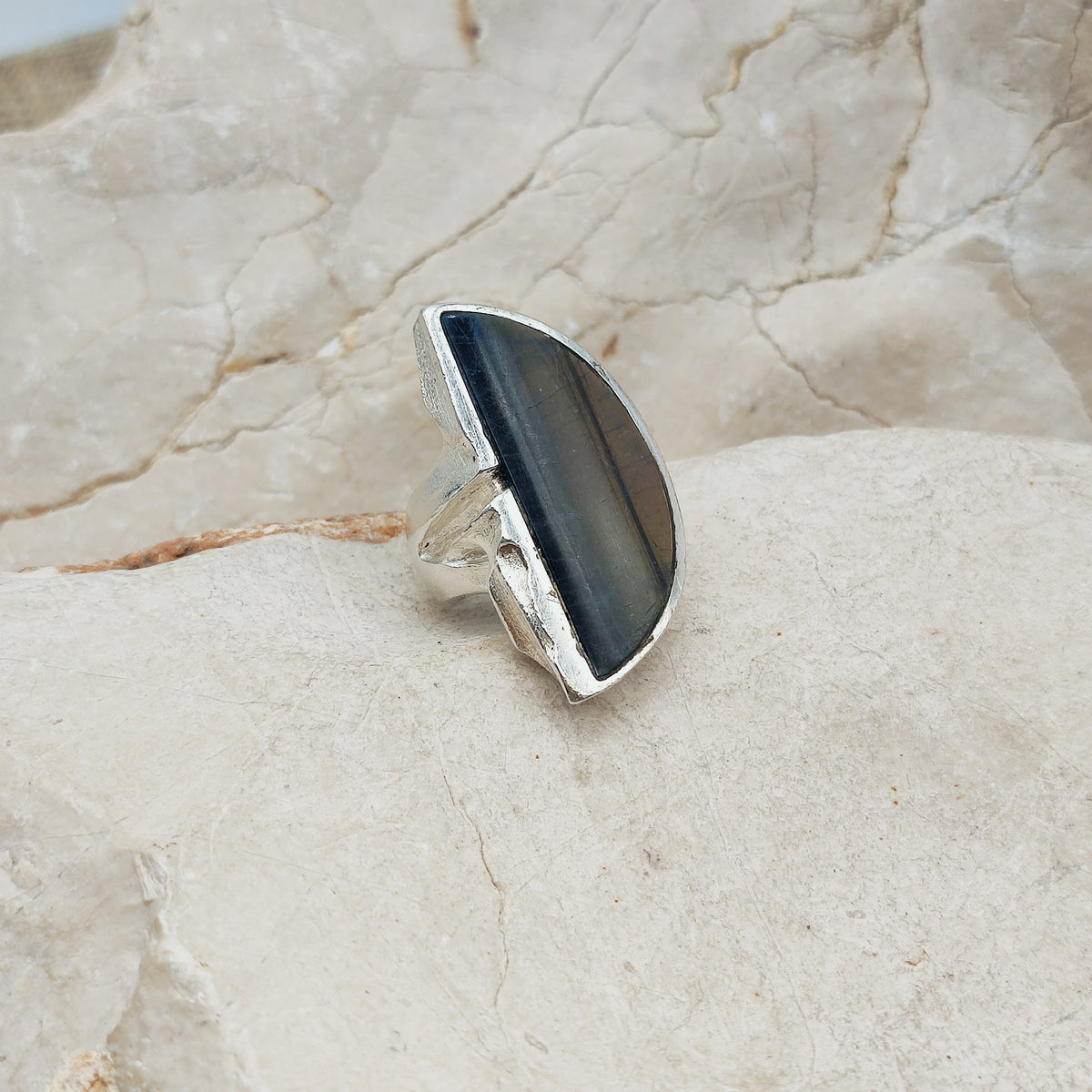 Vintage Honka Silver Ring by Zoltan Popovits for Lapponia
