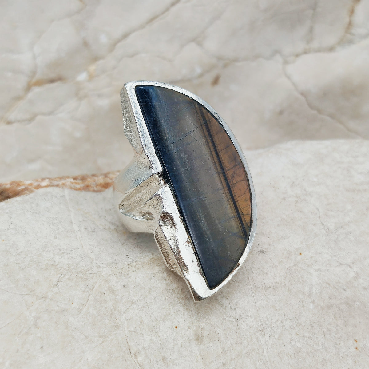 Vintage Honka Silver Ring by Zoltan Popovits for Lapponia