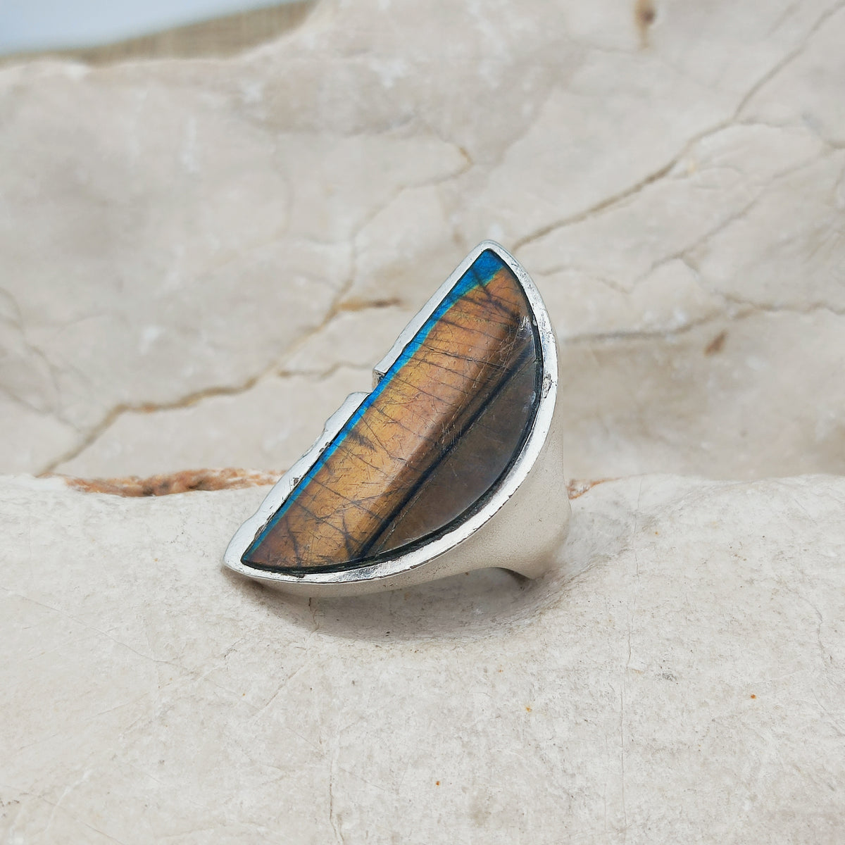Vintage Honka Silver Ring by Zoltan Popovits for Lapponia