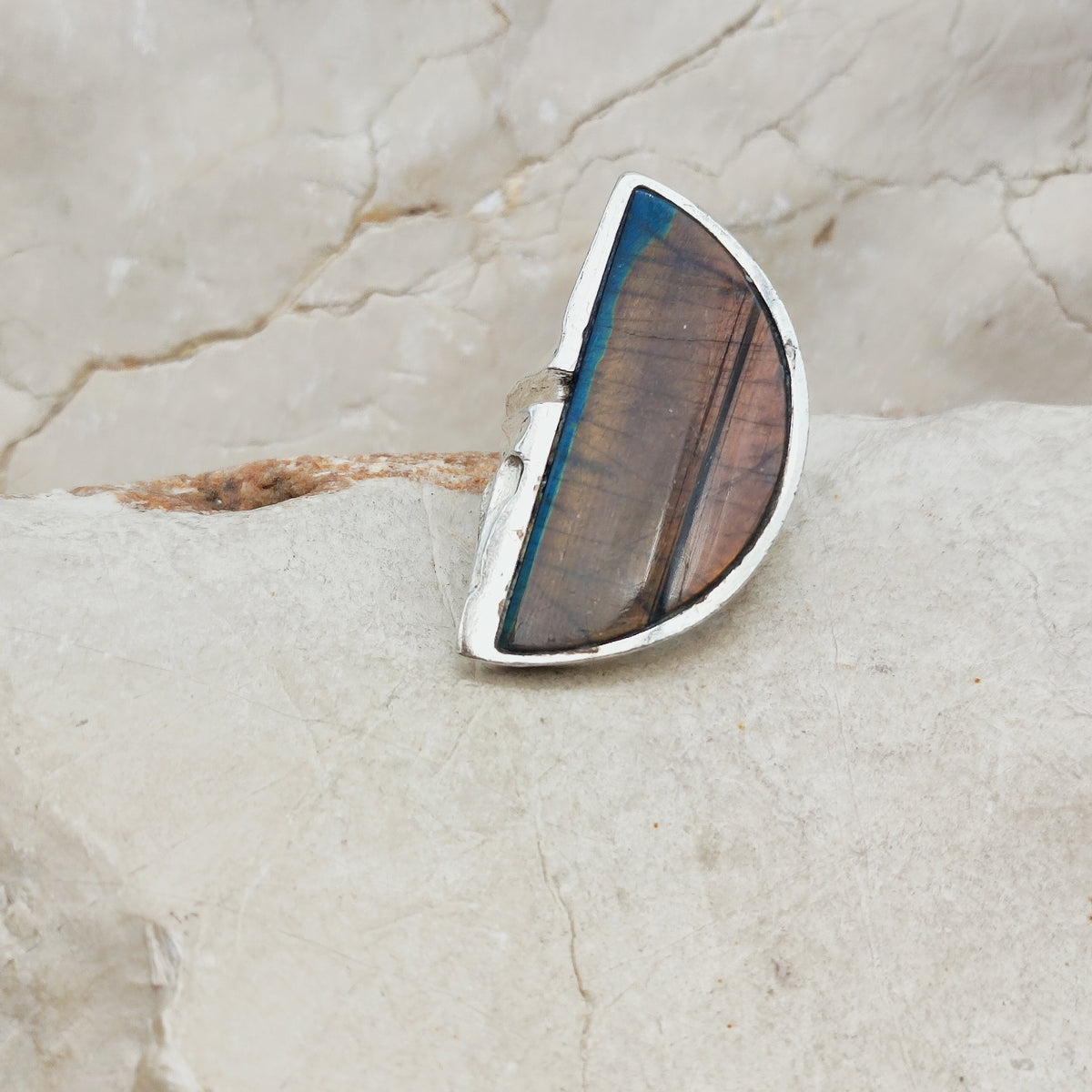 Vintage Honka Silver Ring by Zoltan Popovits for Lapponia