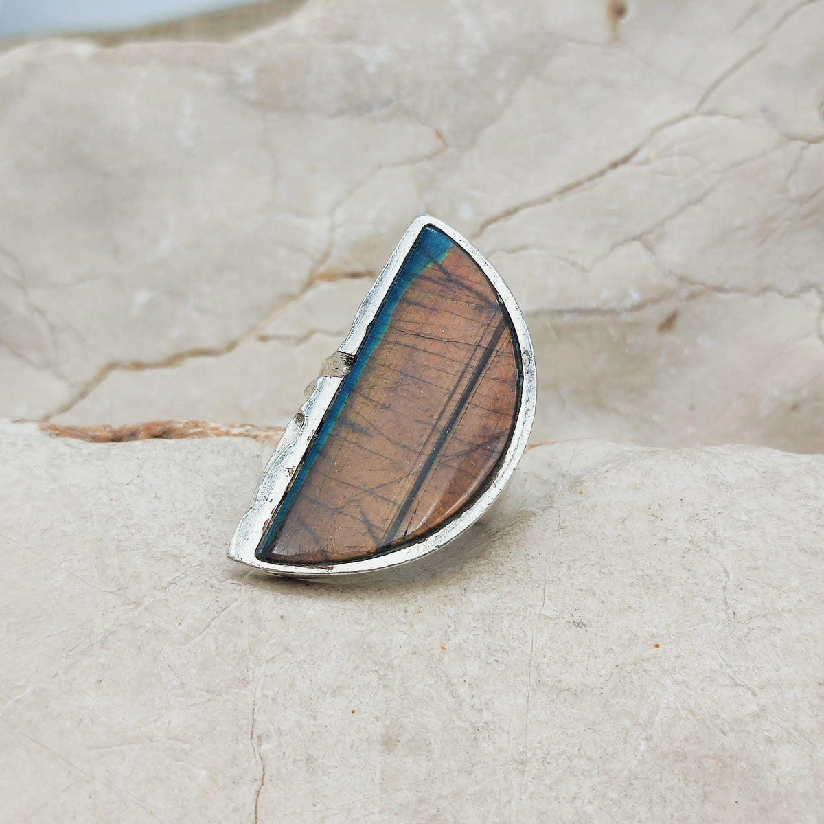 Vintage Honka Silver Ring by Zoltan Popovits for Lapponia