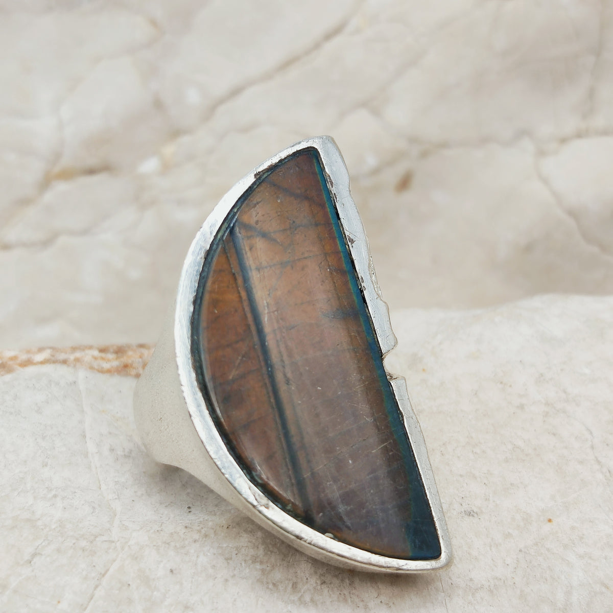 Vintage Honka Silver Ring by Zoltan Popovits for Lapponia