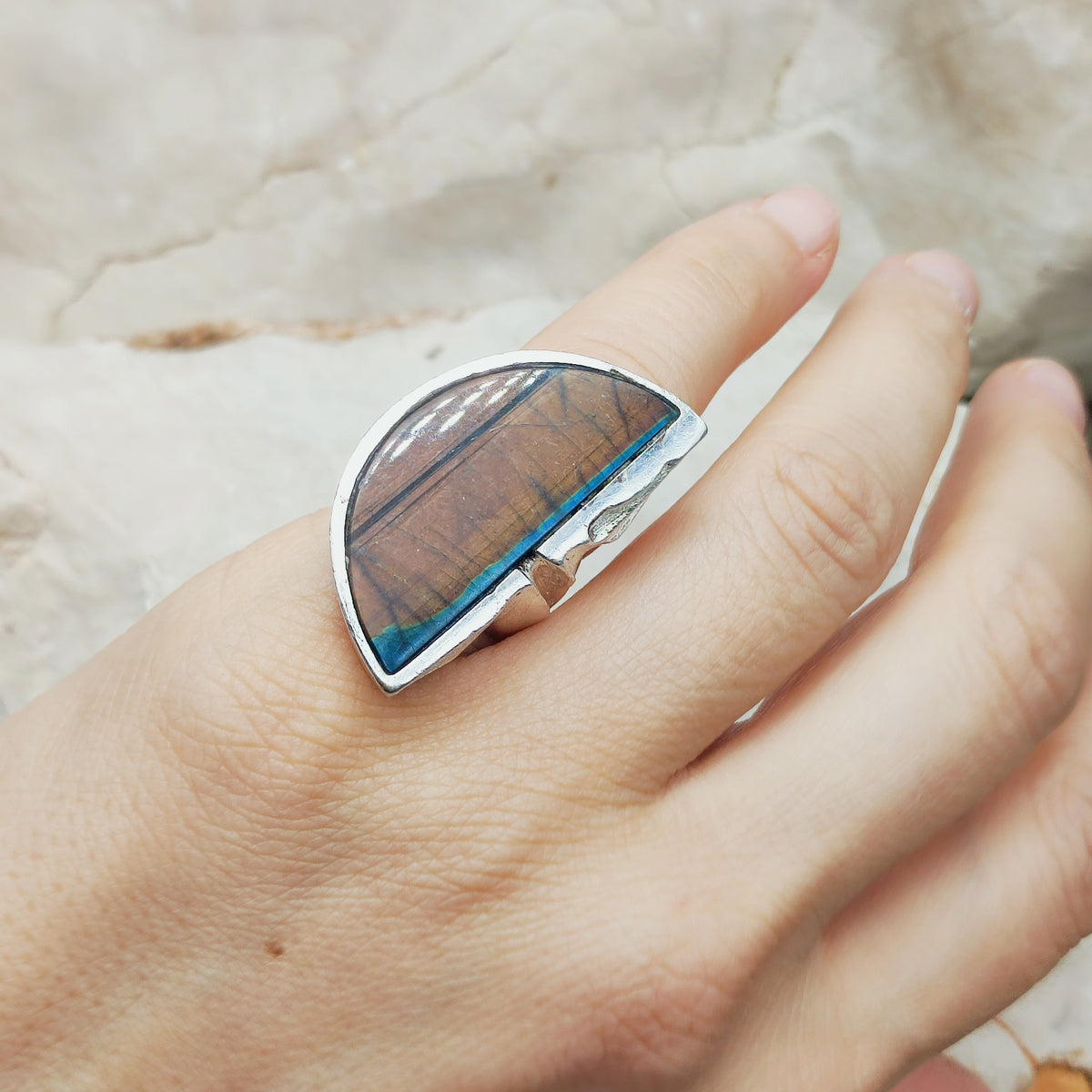 Vintage Honka Silver Ring by Zoltan Popovits for Lapponia