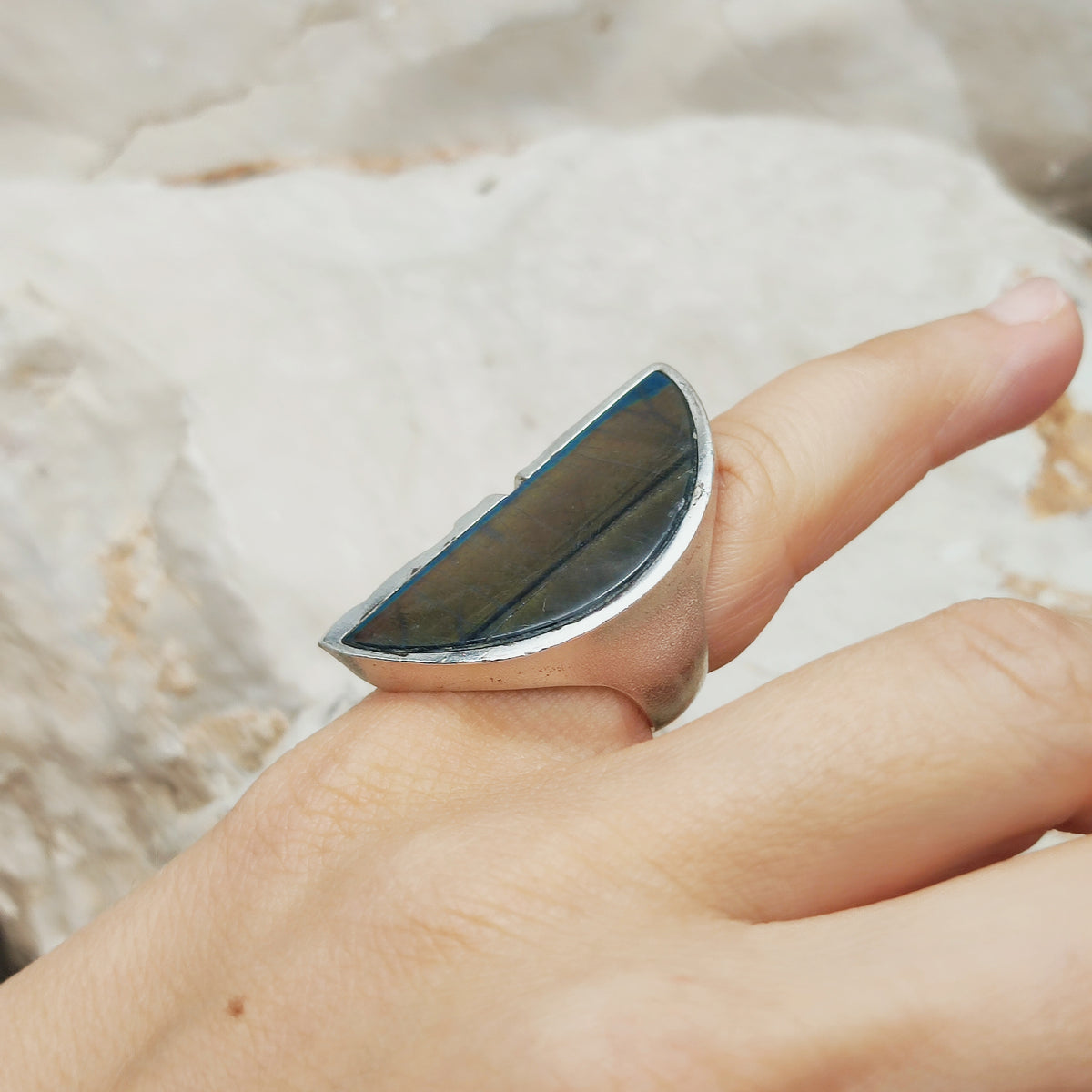 Vintage Honka Silver Ring by Zoltan Popovits for Lapponia