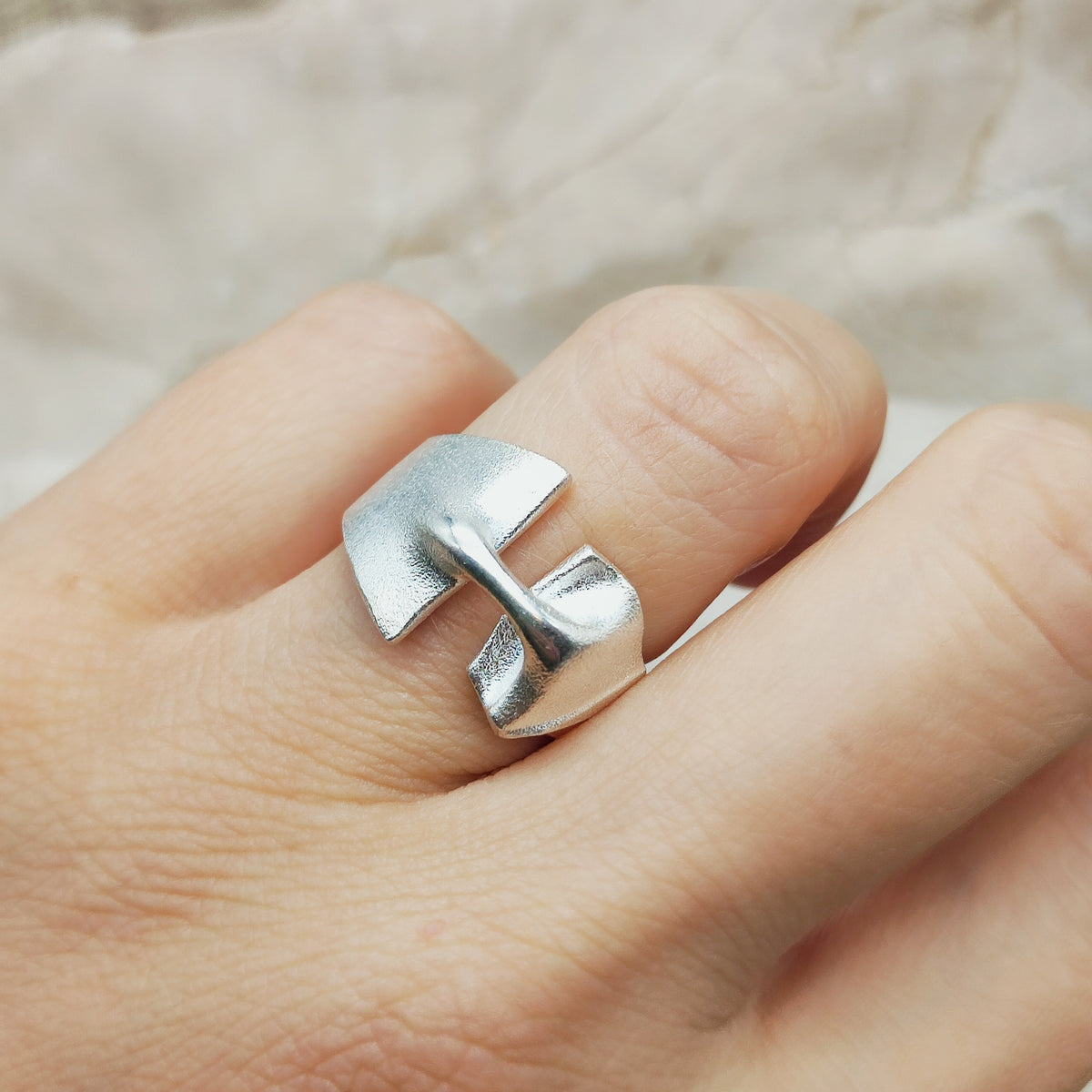 Styks Sterling Silver Ring by Björn Weckström for Lapponia 2008