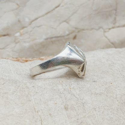 Vintage Lapponia Folded-Form Sterling Silver Ring, 1988